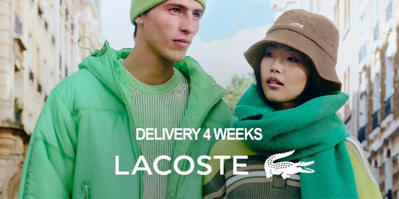 Lacoste wholesale orders get within 4 weeks