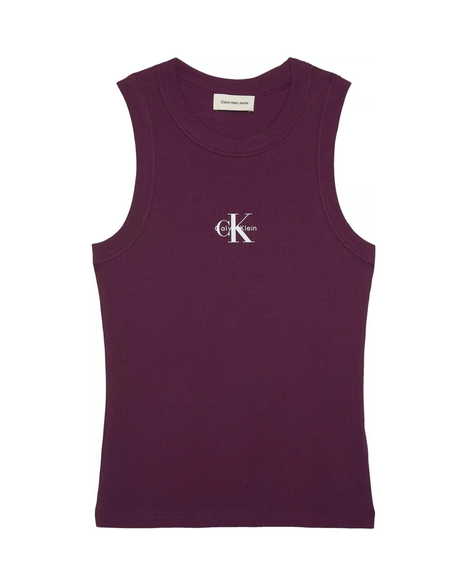Calvin Klein Woven Label Baby Rib Tank