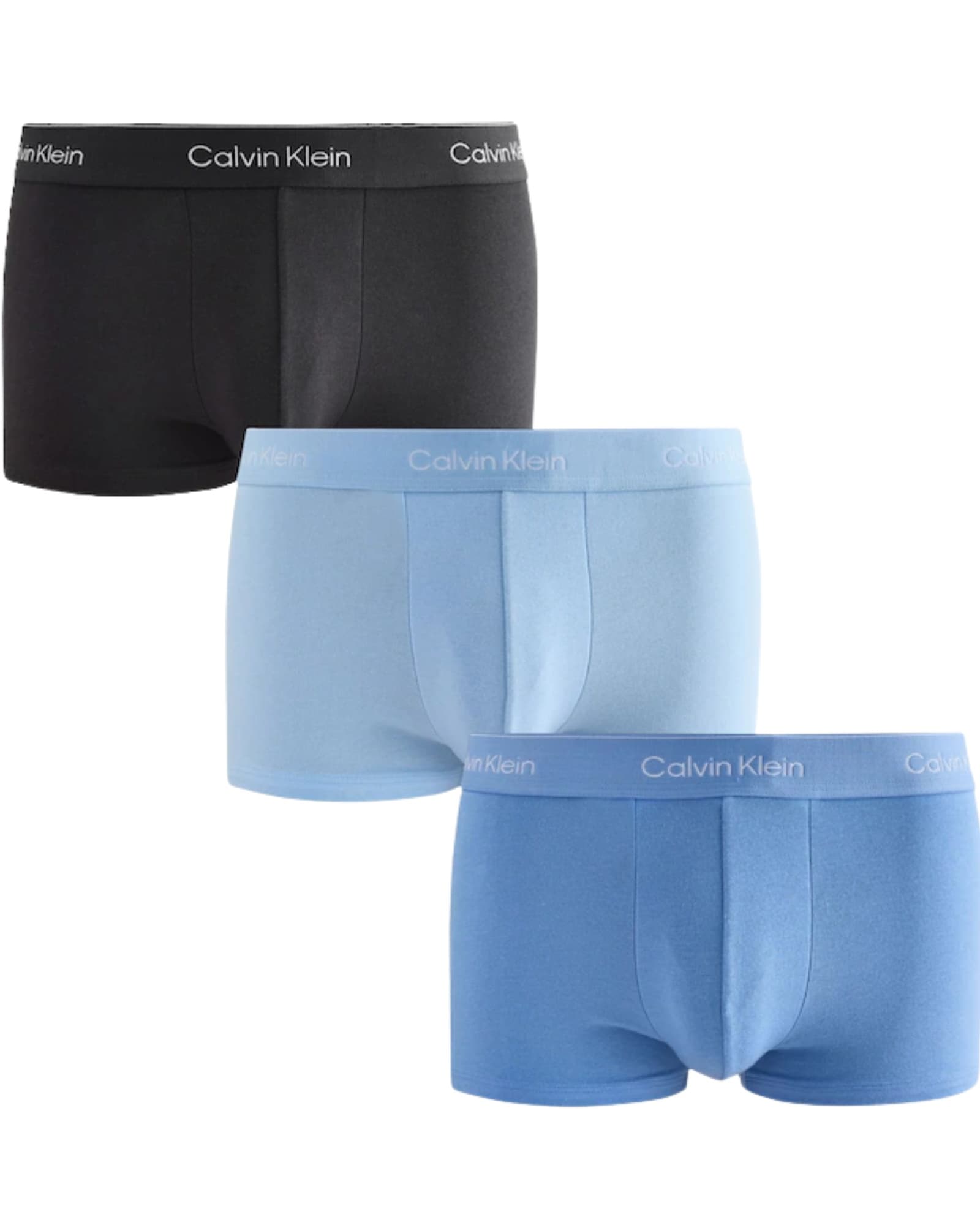 Трусы Calvin Klein с низкой посадкой, комплект из 3 штук.
