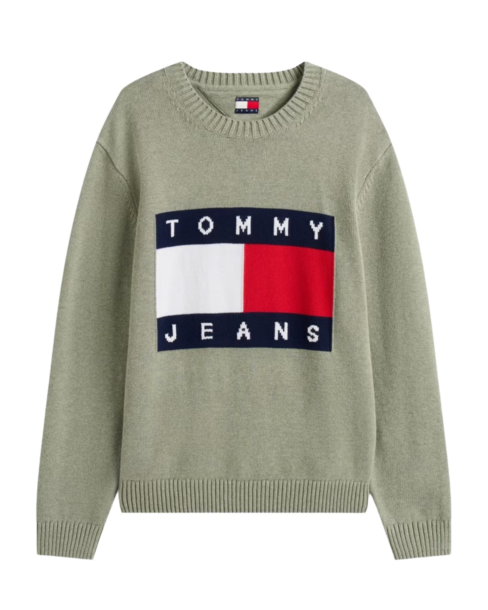 Tommy Jeans Reg Melange Flag Sweater