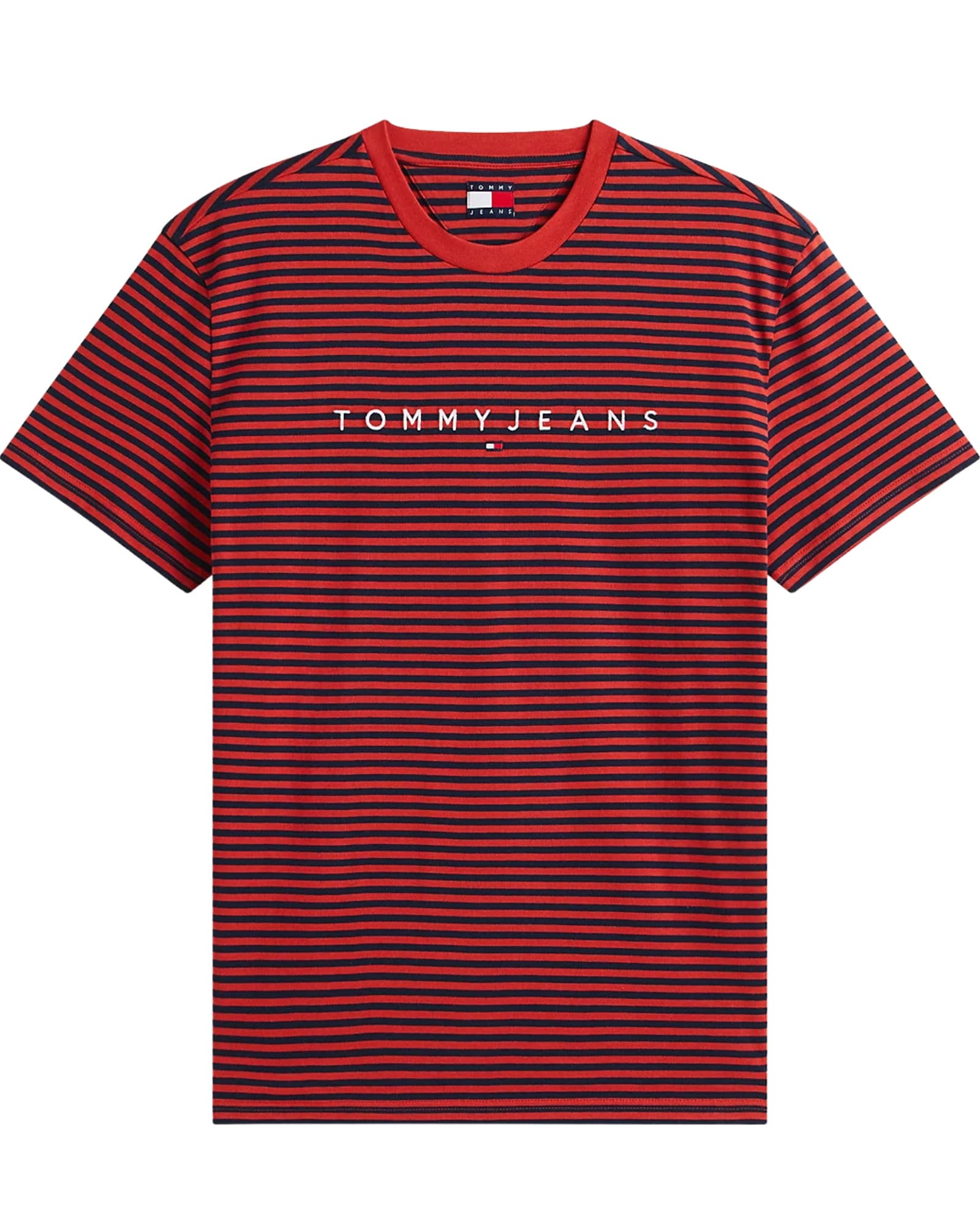 Tommy Jeans Reg Linear Stripe SS Tee Light Horizon Stripe