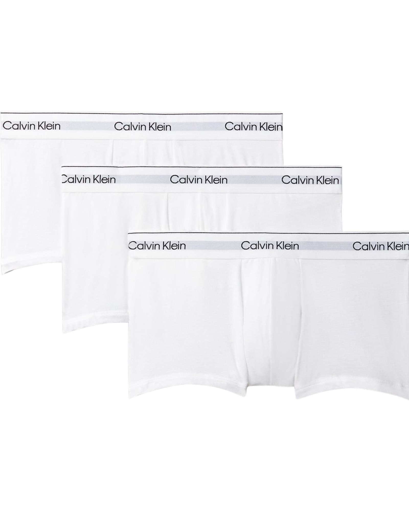 Трусы Calvin Klein с низкой посадкой, комплект из 3 штук.