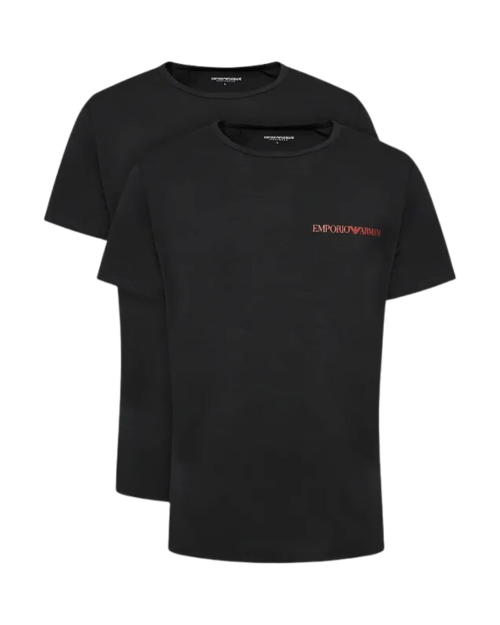 Emporio Armani Core Logo Crew Shirts Men 2-PK