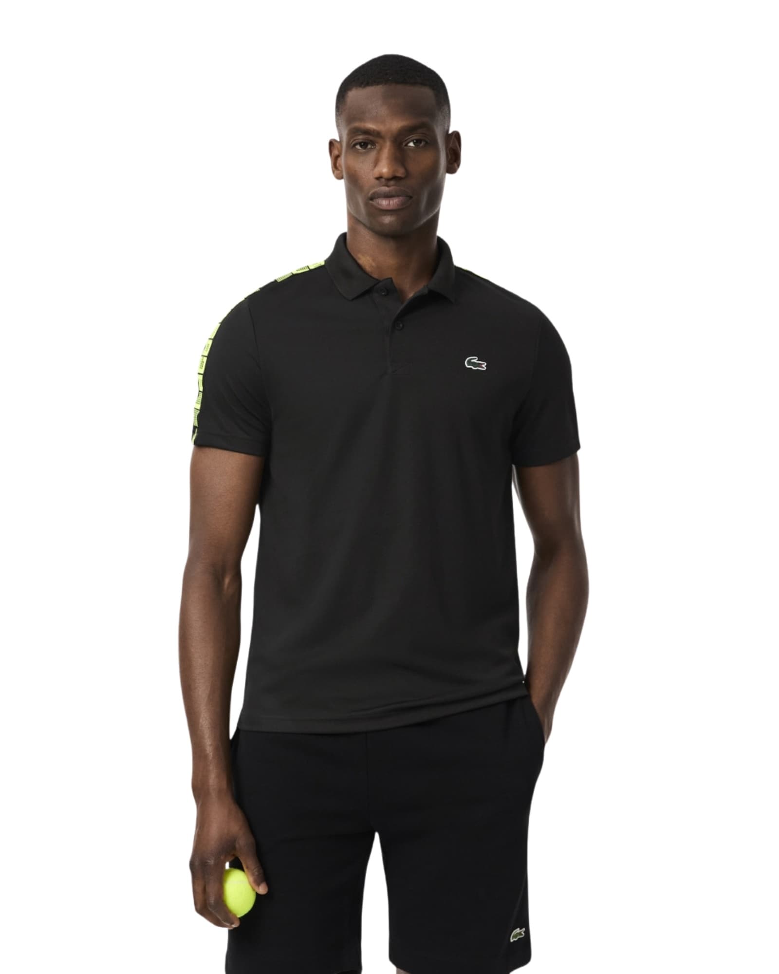 Ultra-Dry Upf30 Logo Stripe Sport Polo