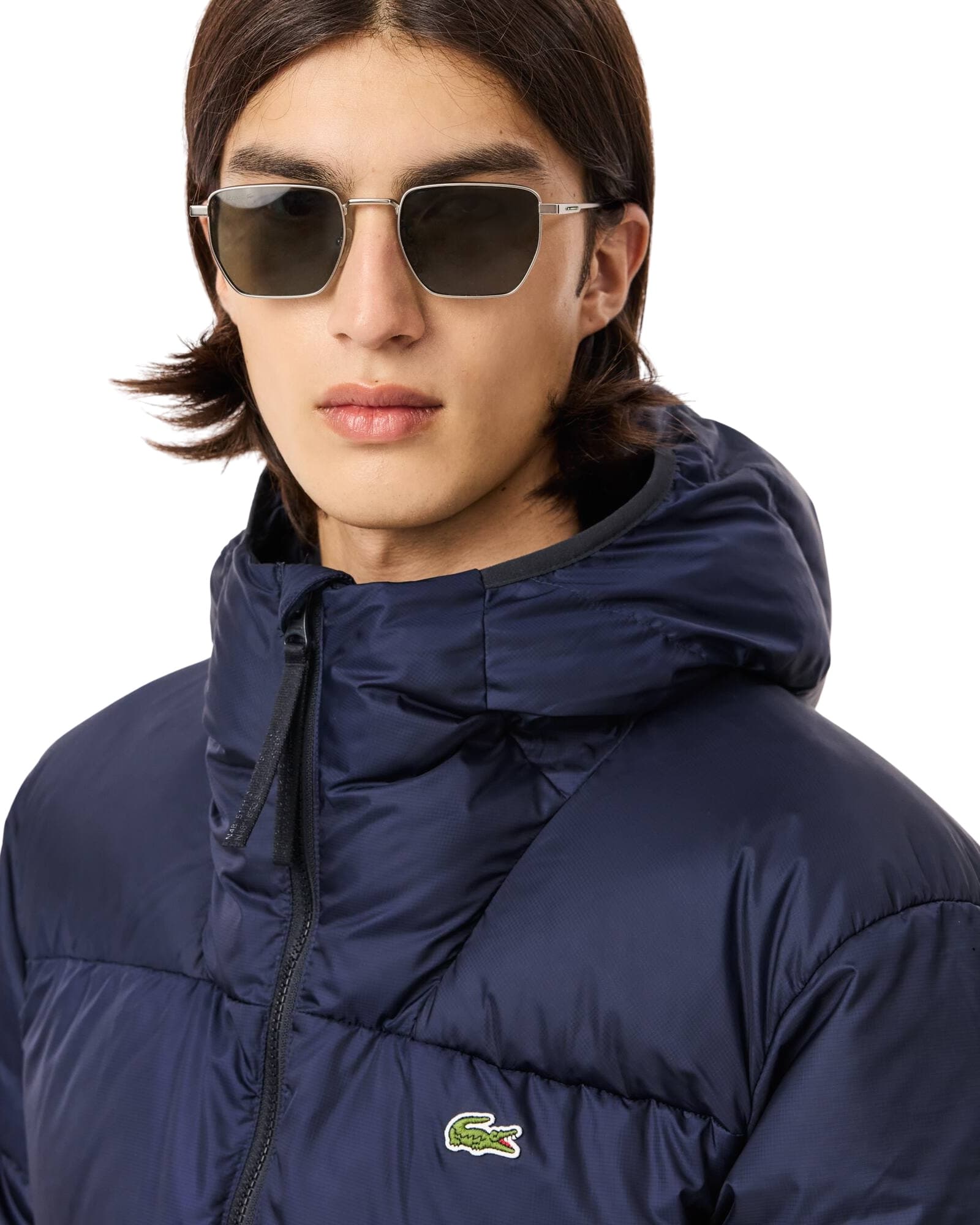 Lacoste Rövid, Vízlepergető Kapucnis Pehelykabát