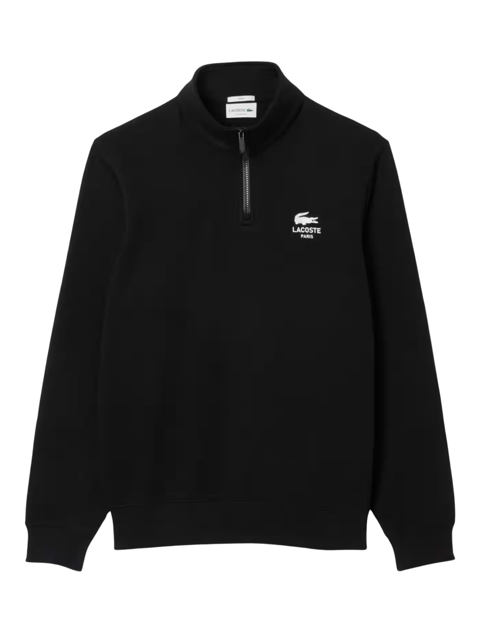 Sweat-shirt zippé à col montant
