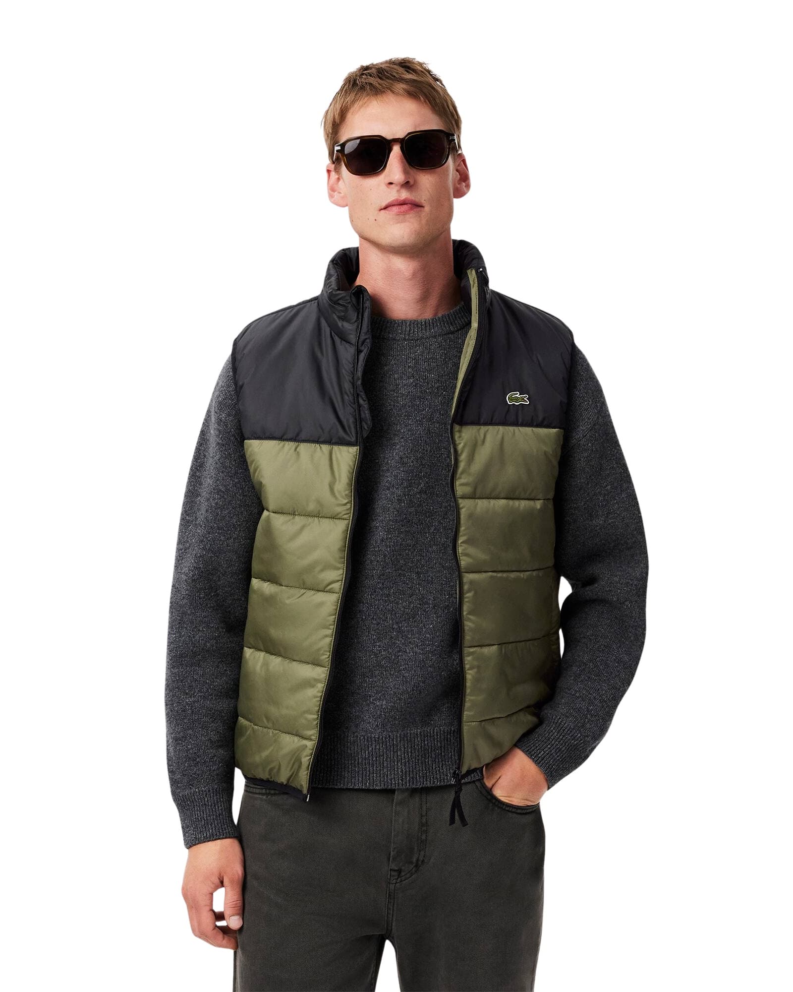 Lacoste Water-Repellent Quilted Puffed Jacket thumbnail 2