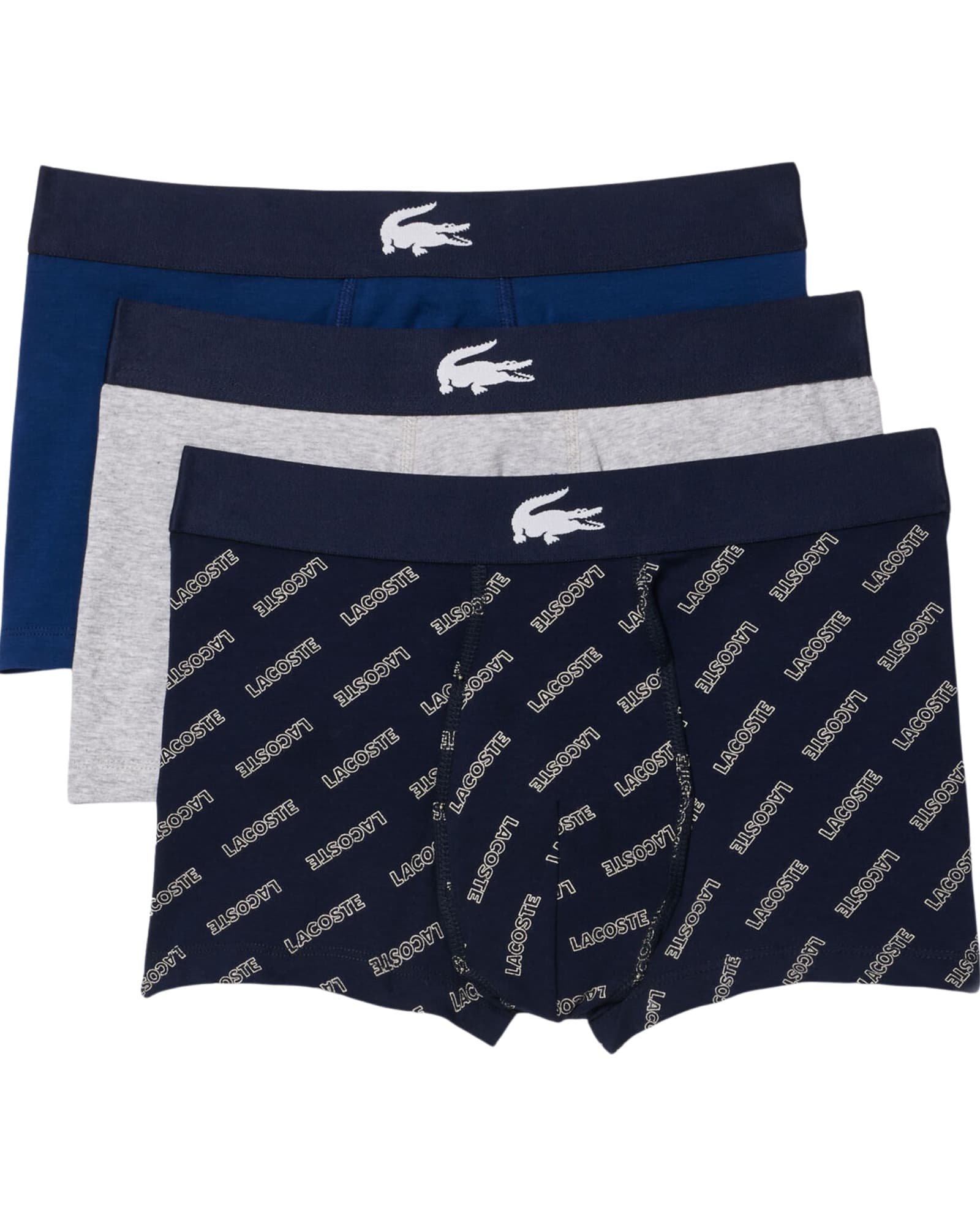 Lacoste Men's Cotton Jersey Boxer Briefs 3-Pack