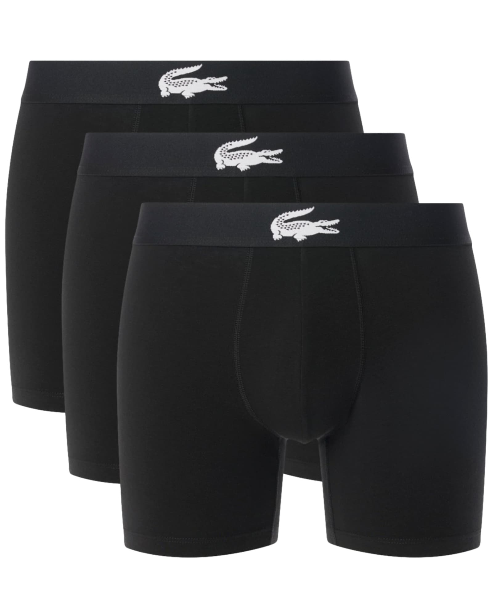 Lacoste 3-Pack Stretch Jersey Boxer Briefs