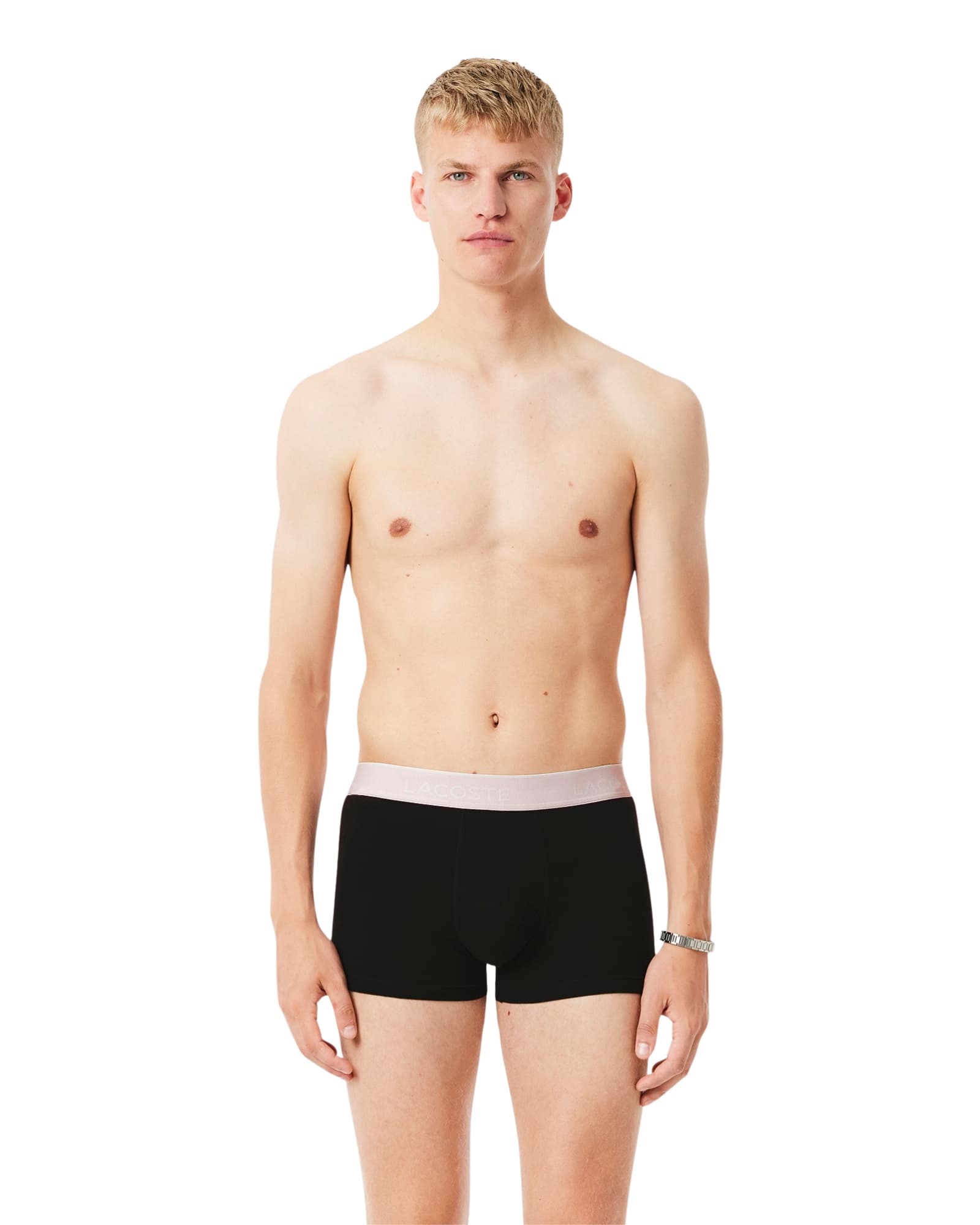Lacoste Men's 3-Pack Stretch Cotton Trunks