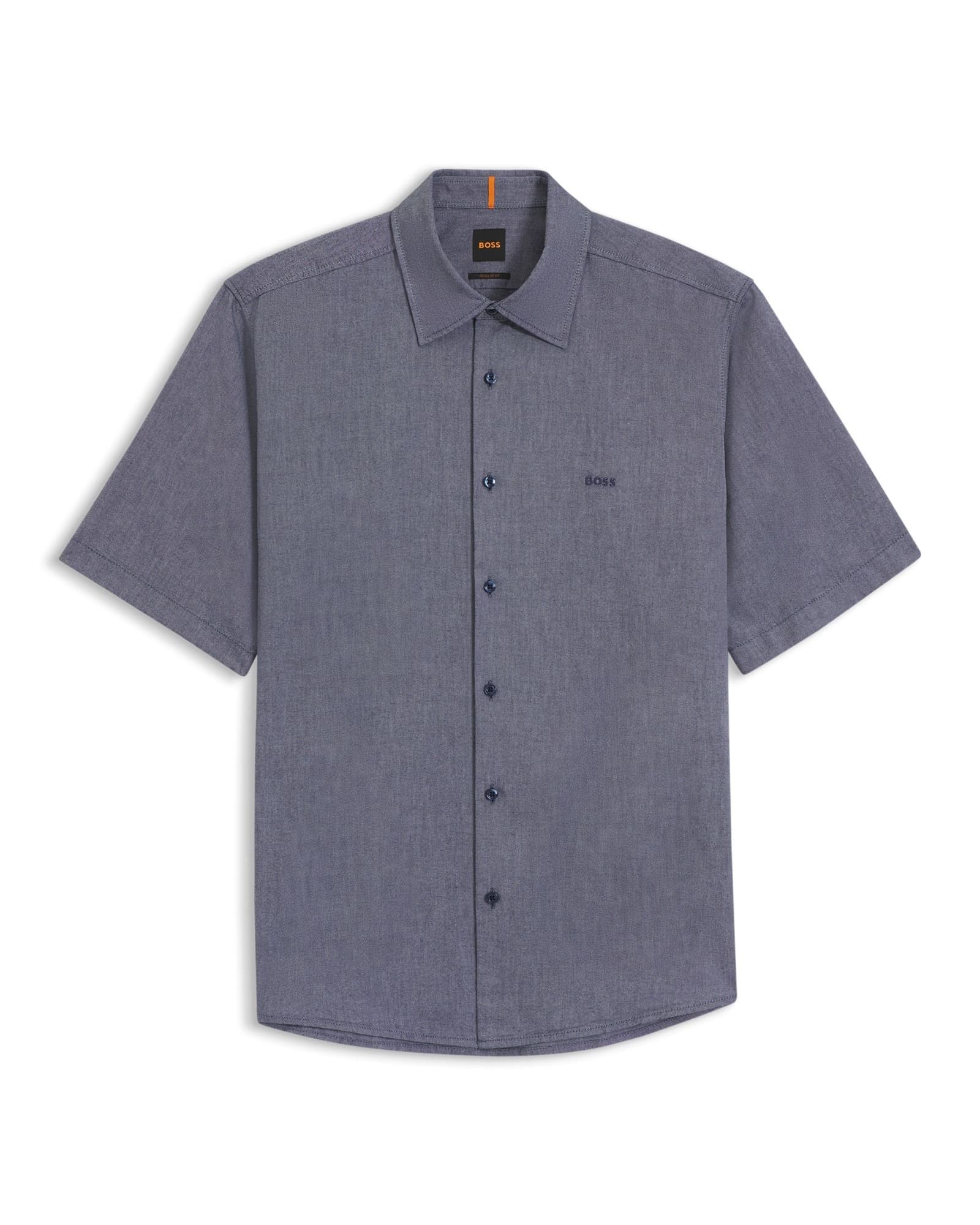 BOSS Regular-Fit-Hemd aus weich gewaschener Oxford-Baumwolle