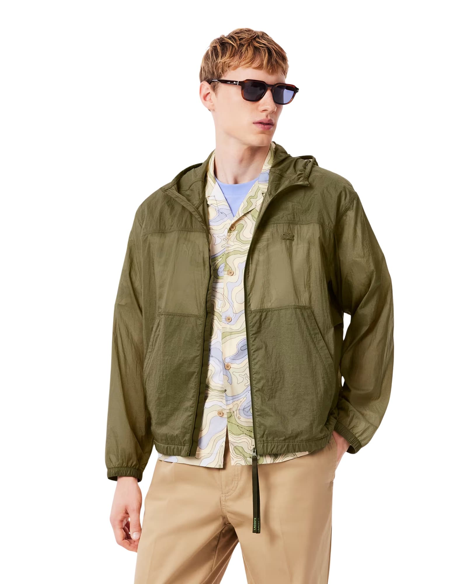 Lacoste Lightweight Packable Ripstop Jacket