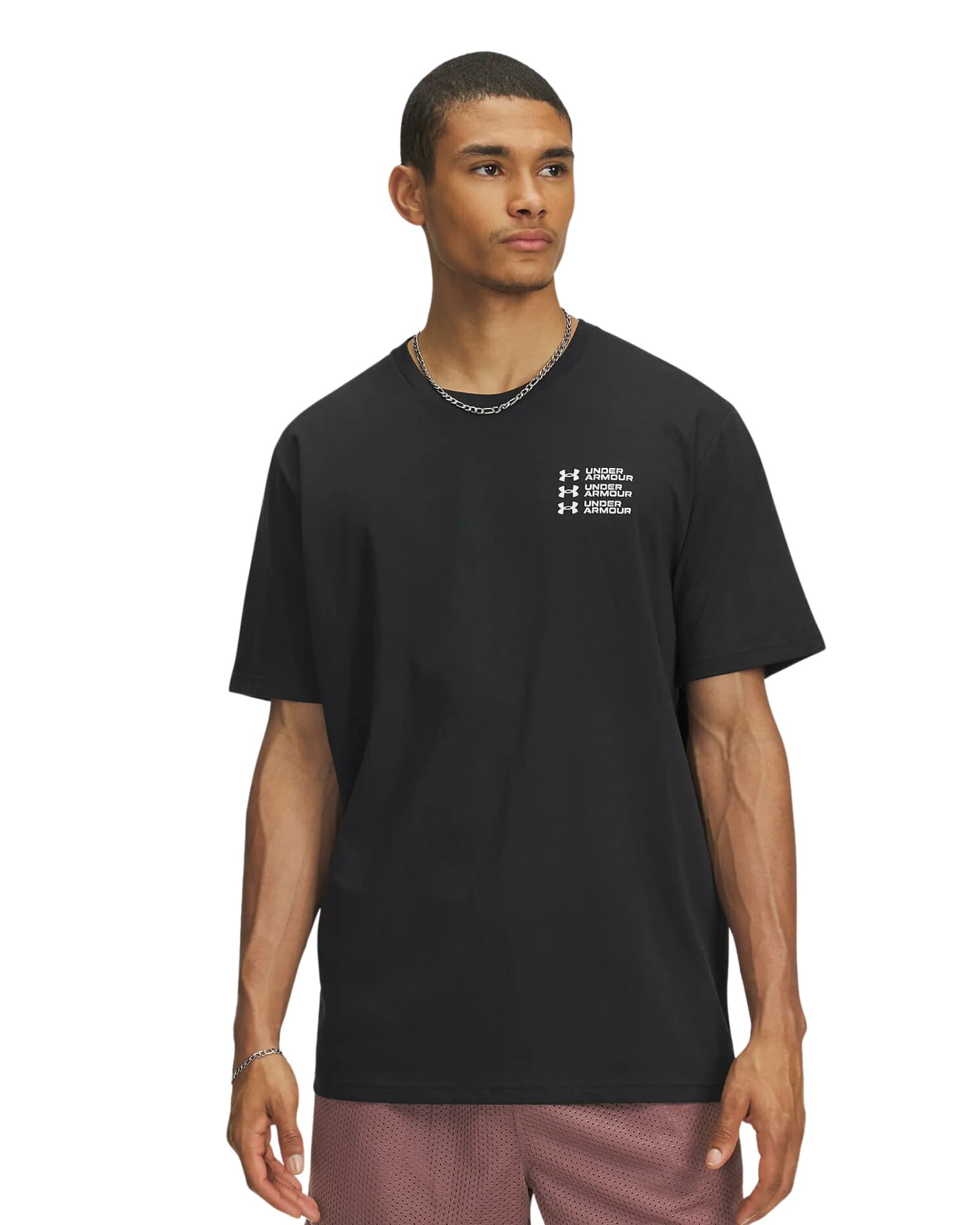 Under Armour Triple Stack Left Chest Logo T-shirt