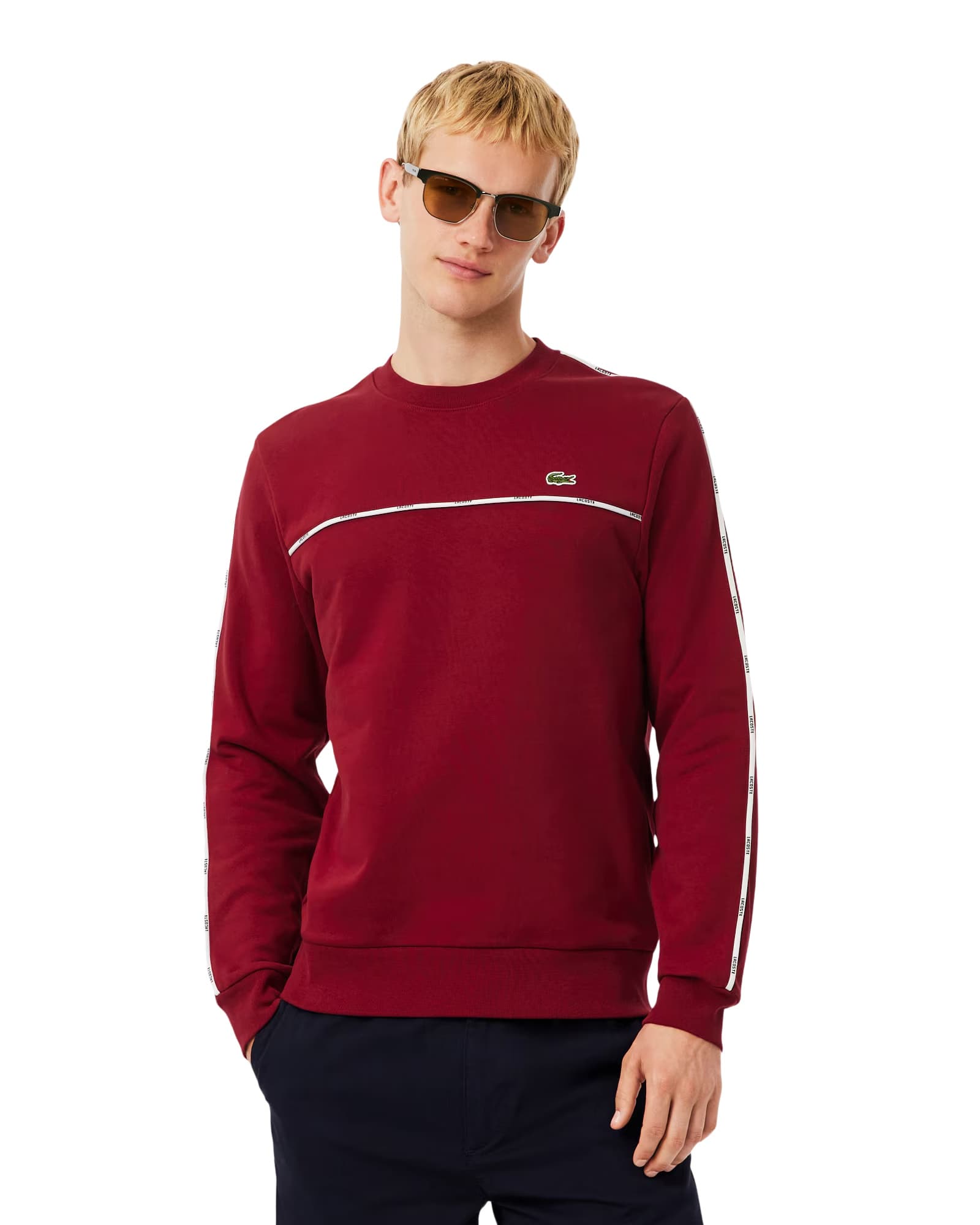 Lacoste Classic Fit Trim pulóver