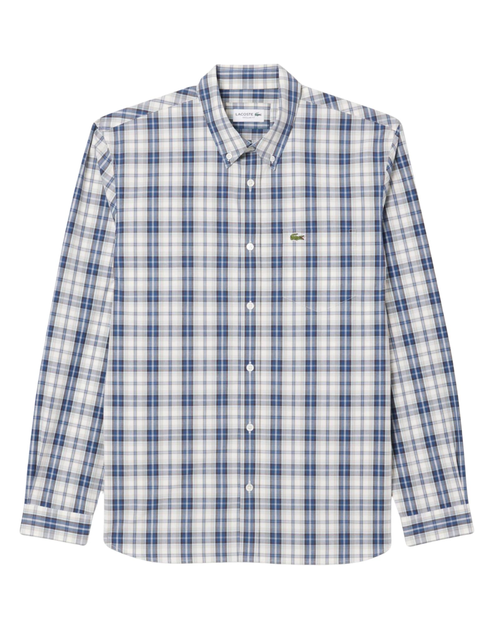 Lacoste Lacoste Regular Fit Plaid Poplin Shirt variant