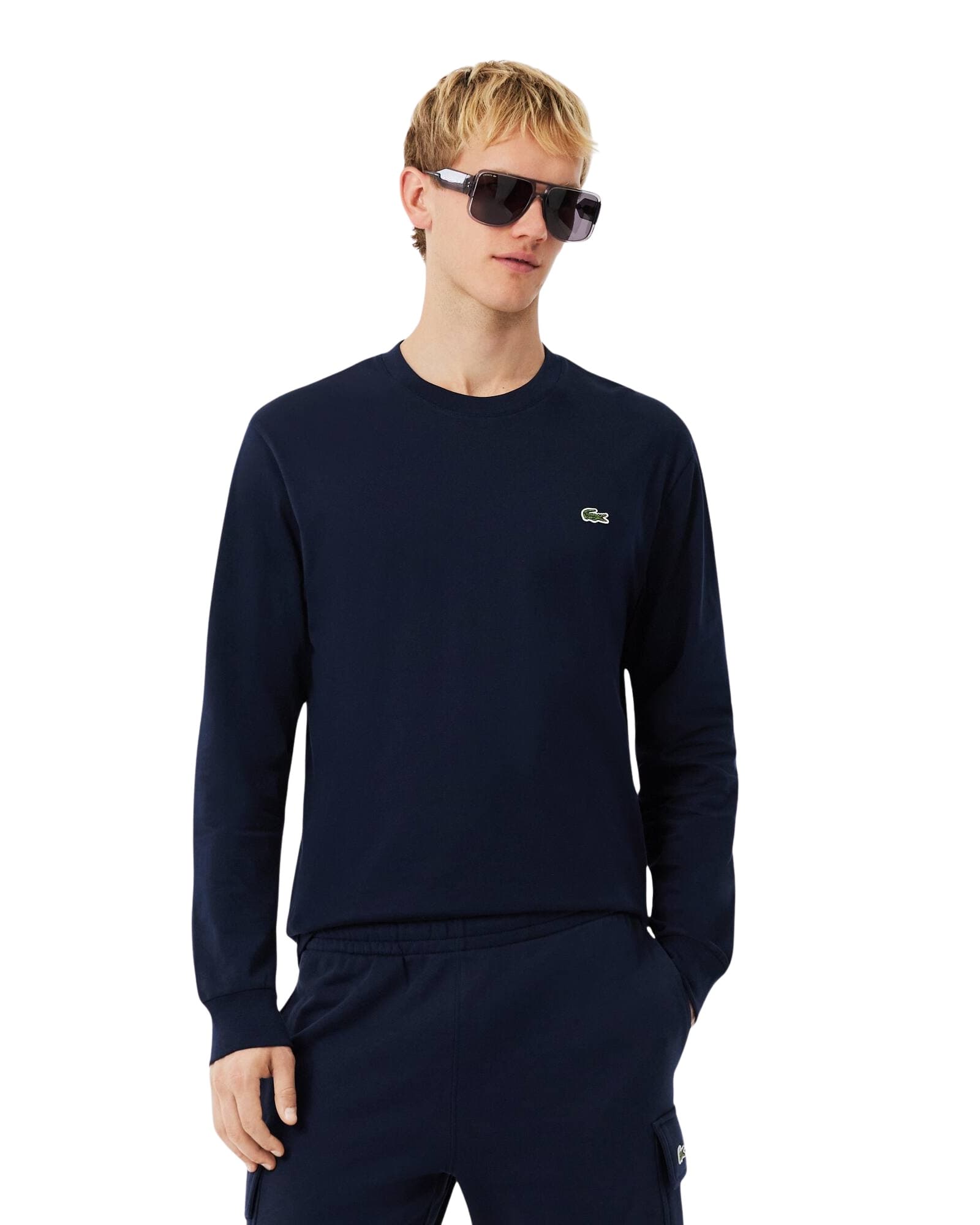 Lacoste hosszú ujjú pamut póló