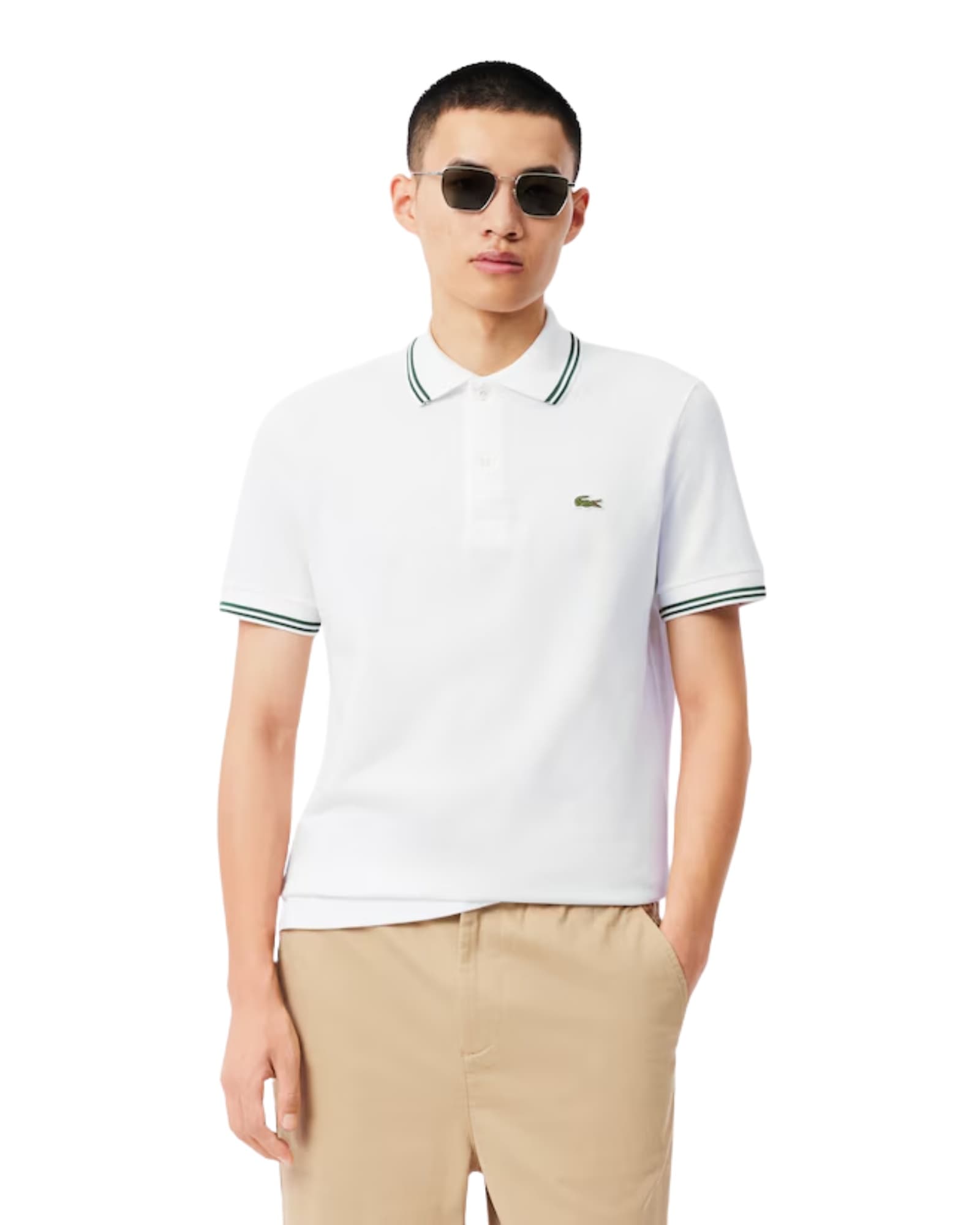 Lacoste Regular Fit L.12.12 Collar Pique Polo Shirt thumbnail 2