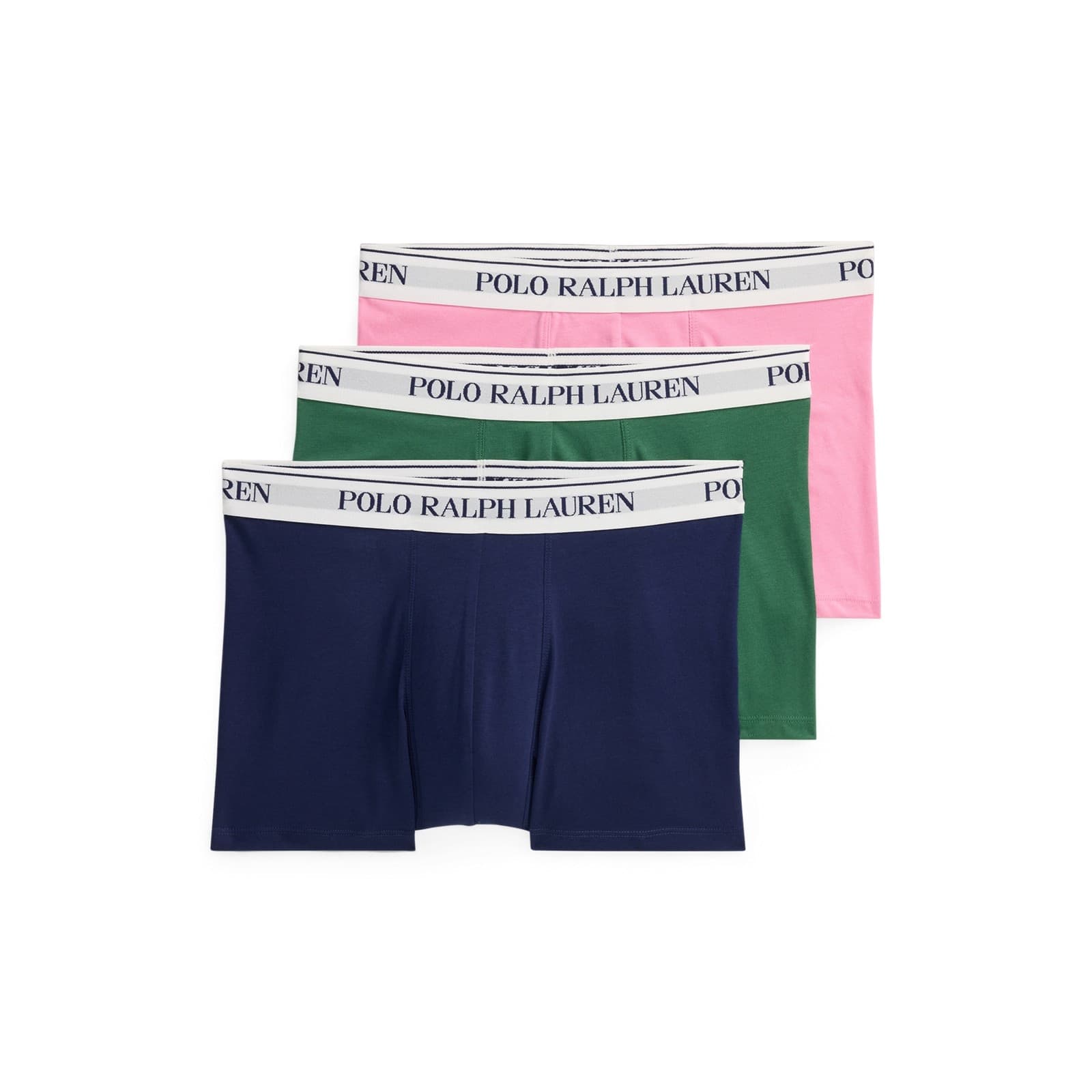 Ralph Lauren 3-Pack Boxer Briefs (Newport Navy / Verano Green / Beach Pink) - product code 714830299221