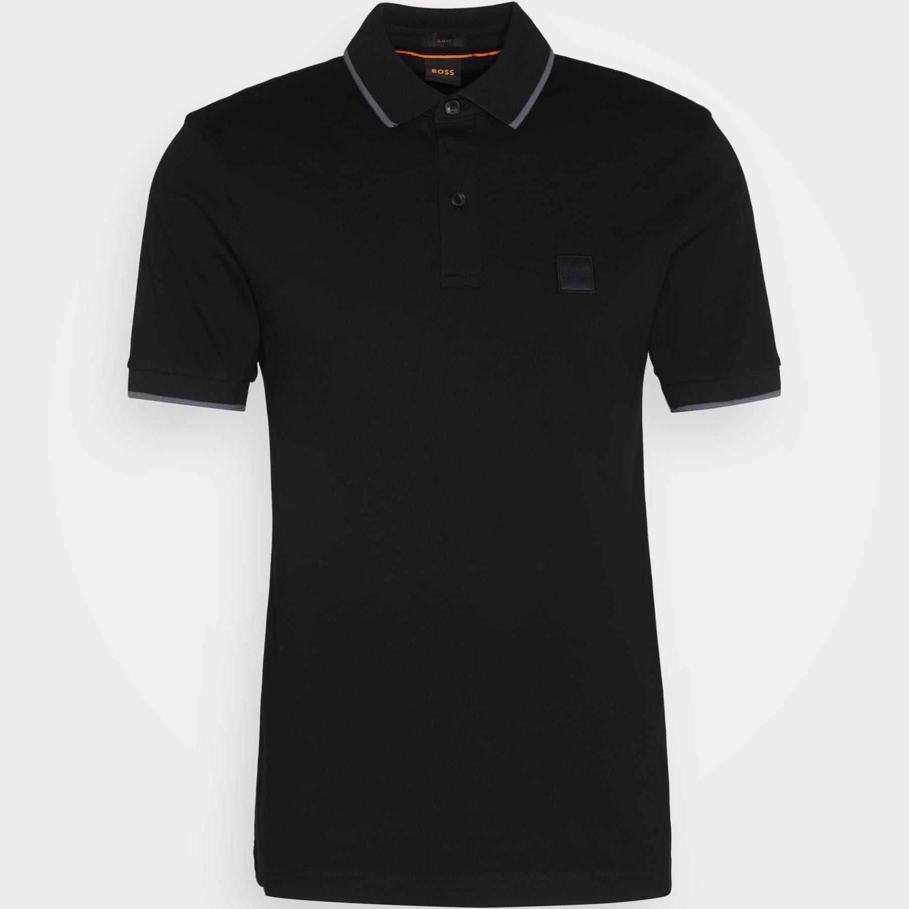 BOSS Passertip Slim-Fit Polo Shirt Black